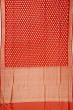 Banarasi Silk Butta Red Saree