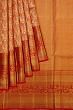 Kanchipuram Silk Tissue Brocade Red Saree