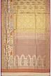 Kanchipuram Silk Tissue Brocade Gold Saree