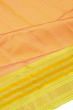 Gadwal Silk Butta Dual Tone Pink And Orange Saree