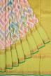 Kanchipuram Silk Geometrical Printed Multi Colour Saree