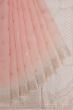 Organza Butta Pastel Pink Saree