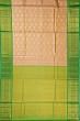 Kanchipuram Silk Tissue Jaal Gold Saree