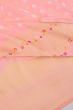Banarasi Silk Butta Baby Pink Saree