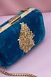 Zardosi Embroidery Clutch By Kankatala