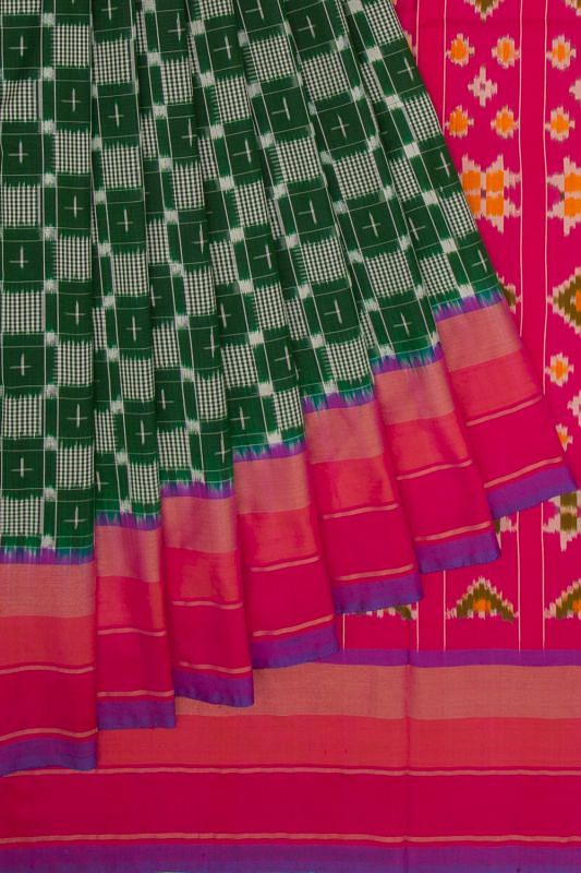 Pochampally Ikkat Silk Sarees With Blouse | Handloom Sarees -IKSS0045 -  HandloomWear