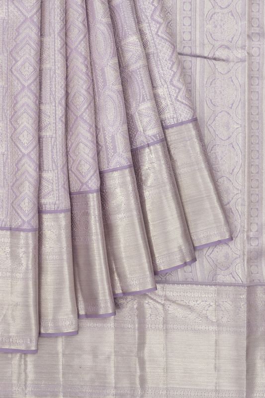 Taranga Kanchi Silk Brocade Lavender Saree