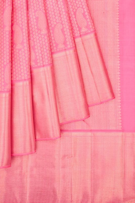 Taranga Kanchi Silk Brocade Pink Saree