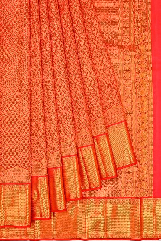 Taranga Kanchi Silk Brocade Pink Saree