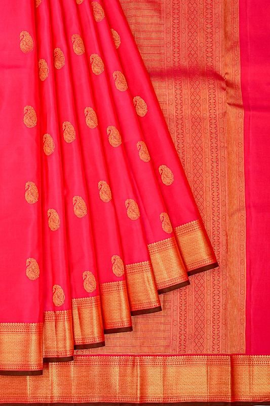 Taranga Kanchi Silk Butta Pink Saree