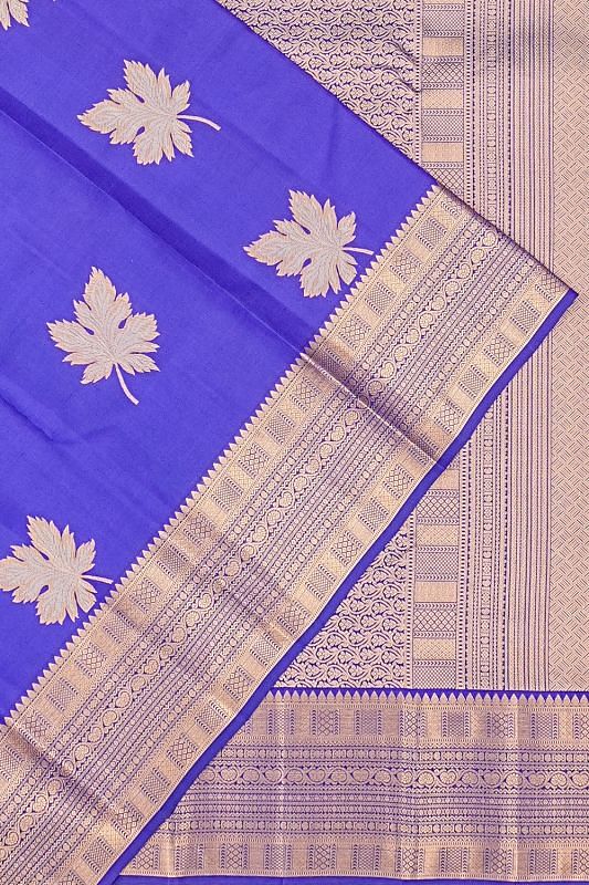 Taranga Kanchi Silk Butta Royal Blue Saree