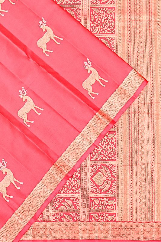 Taranga Kanchi Silk Butta Pink Saree