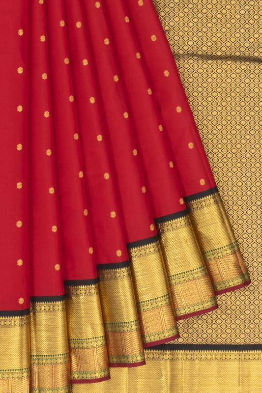 Classic Kanchipuram Silk Butta Pink Saree