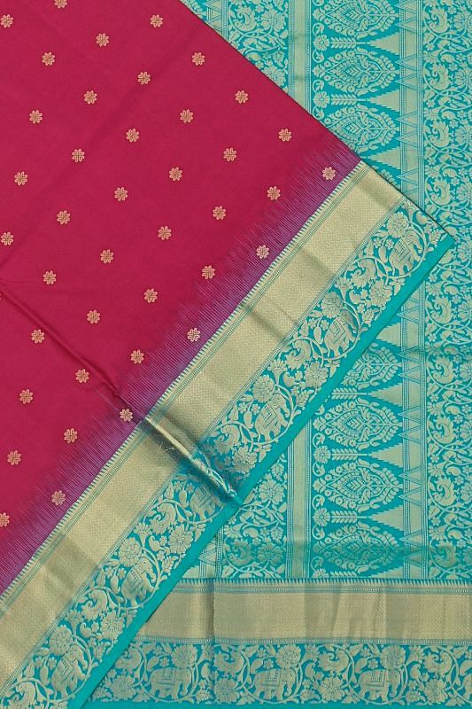 Coimbatore Soft Silk Butta Pink Saree