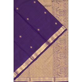 Kanchipuram Silk Butta Violet Saree | Kankatala