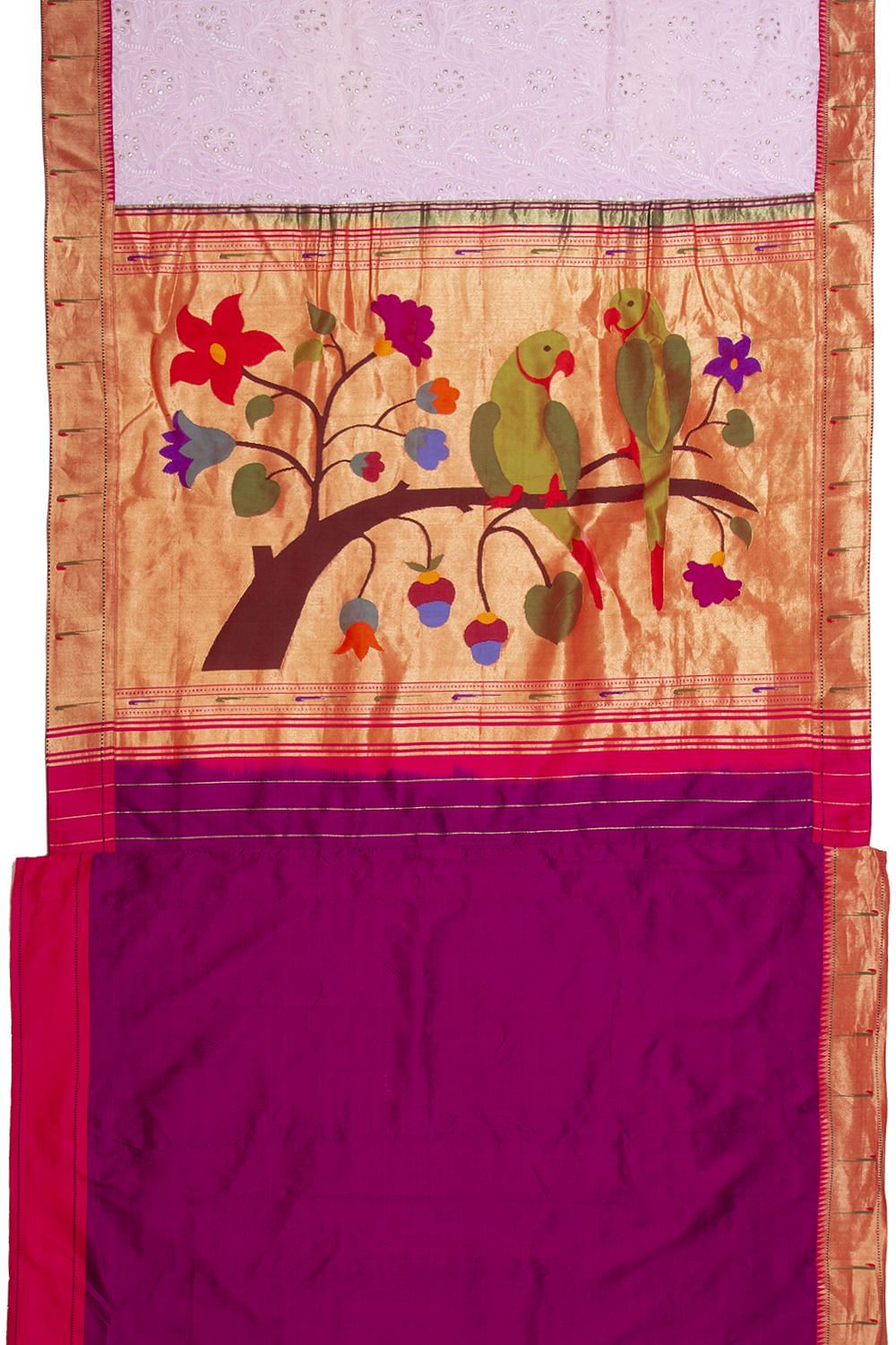 Nalli BrownPrinted Women Saree in Lucknow - Dealers, Manufacturers &  Suppliers - Justdial