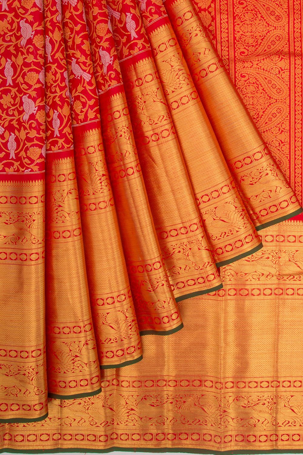 Red Kanjivaram Saree - Enhance Your Look