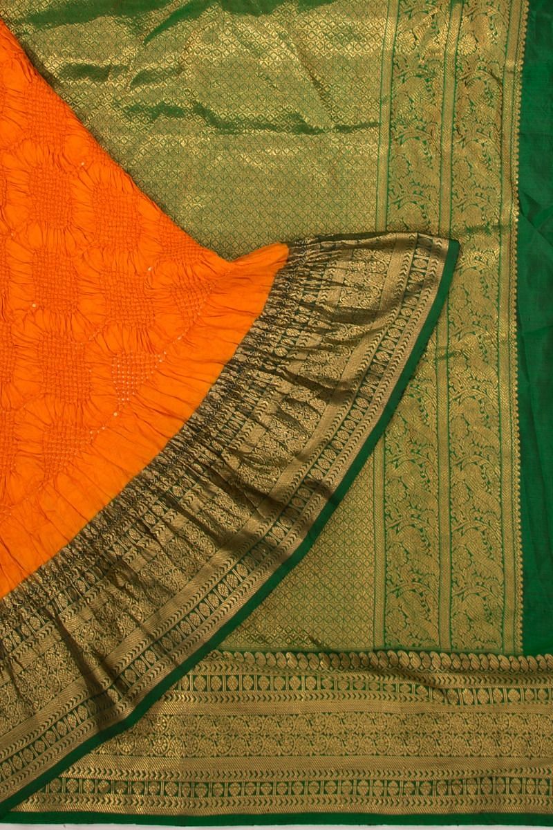 Gaji Silk Bandhani Saree | Gajji Silk Saree Online | Munga Silk Saree