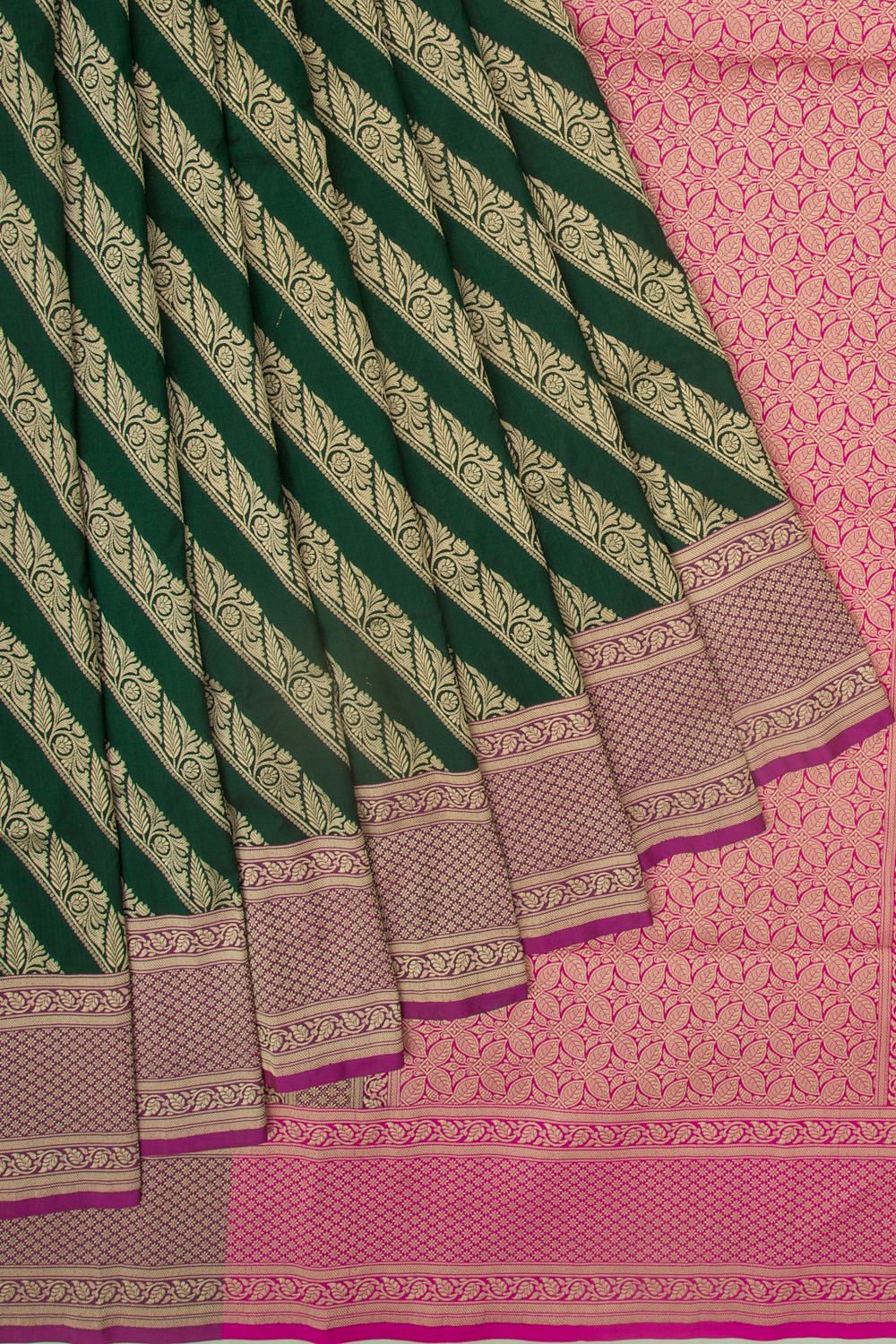 Green Pure Organza Leheriya Lehenga Saree Set Design by Label Debelle at  Pernia's Pop Up Shop 2024