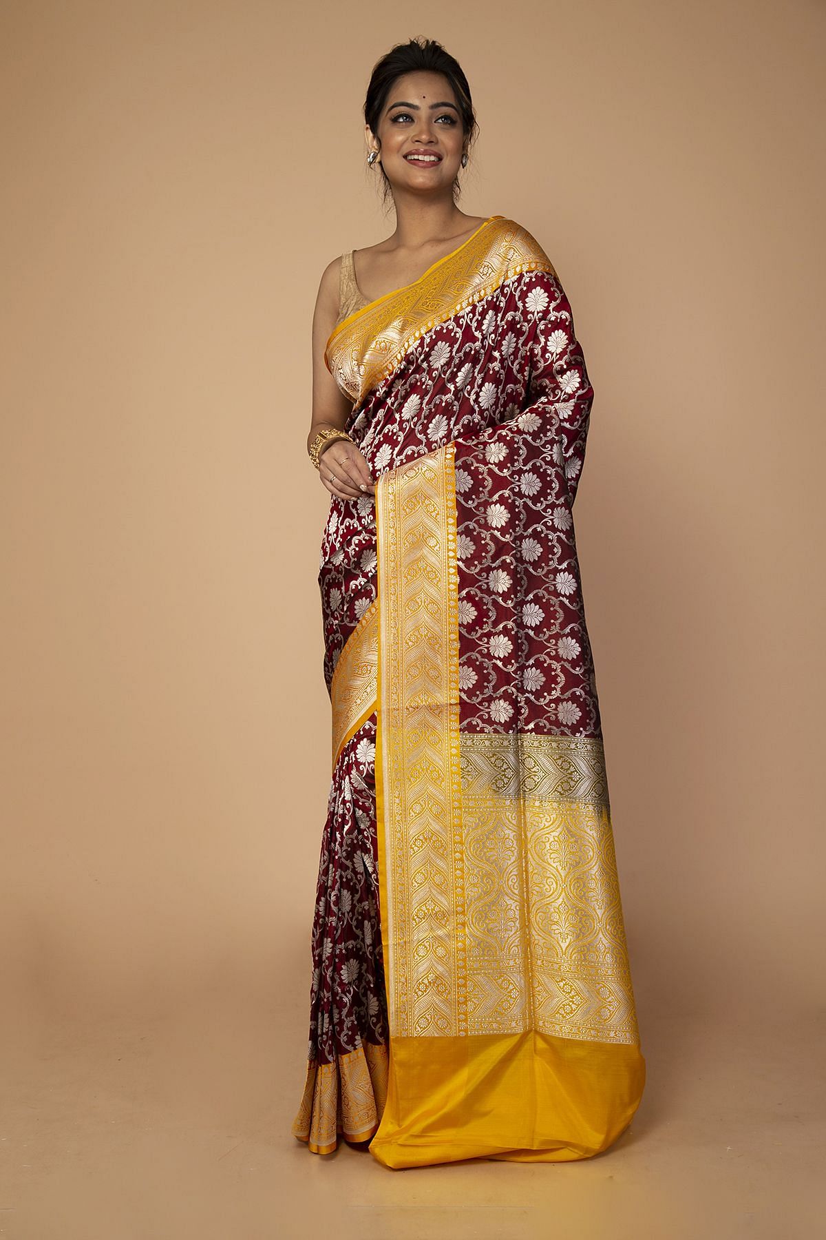 Soft Banarasi Silk Women Saree,New Latest Fancy Collection sari under below  500 Best Top Selling