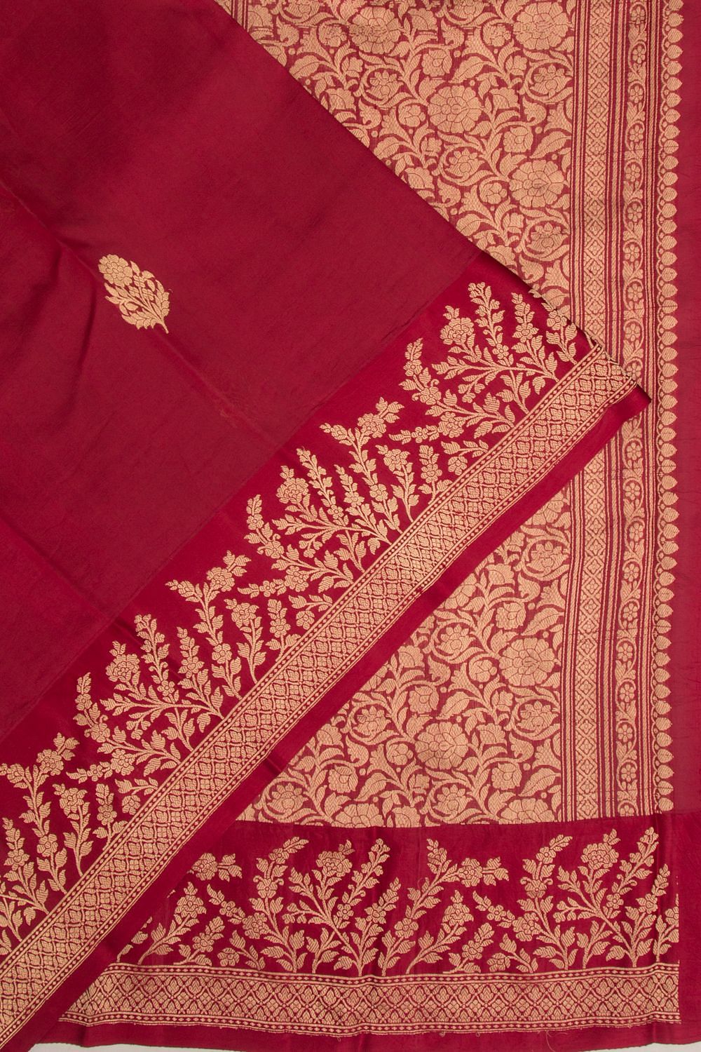 Handwoven Pure Banarasi Katan silk saree with Zari work – fab-persona