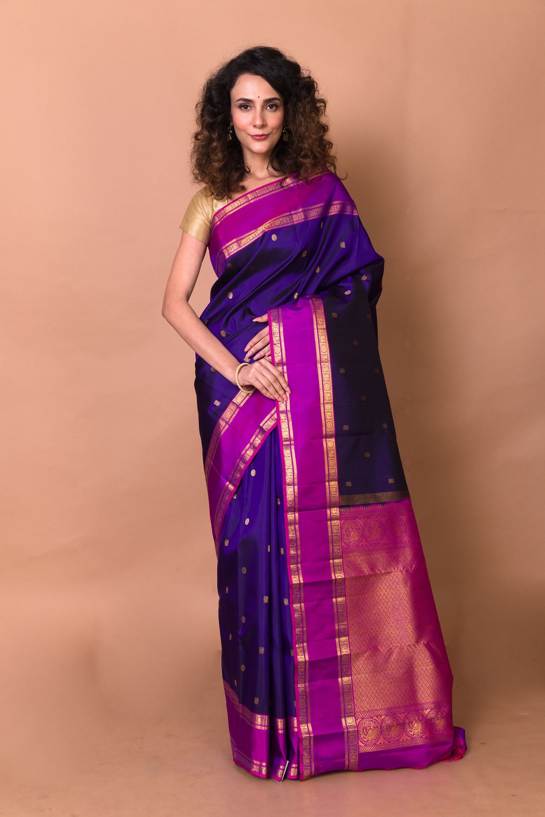 Purple Silk Wedding Sarees: Get praised in purple for your wedding!