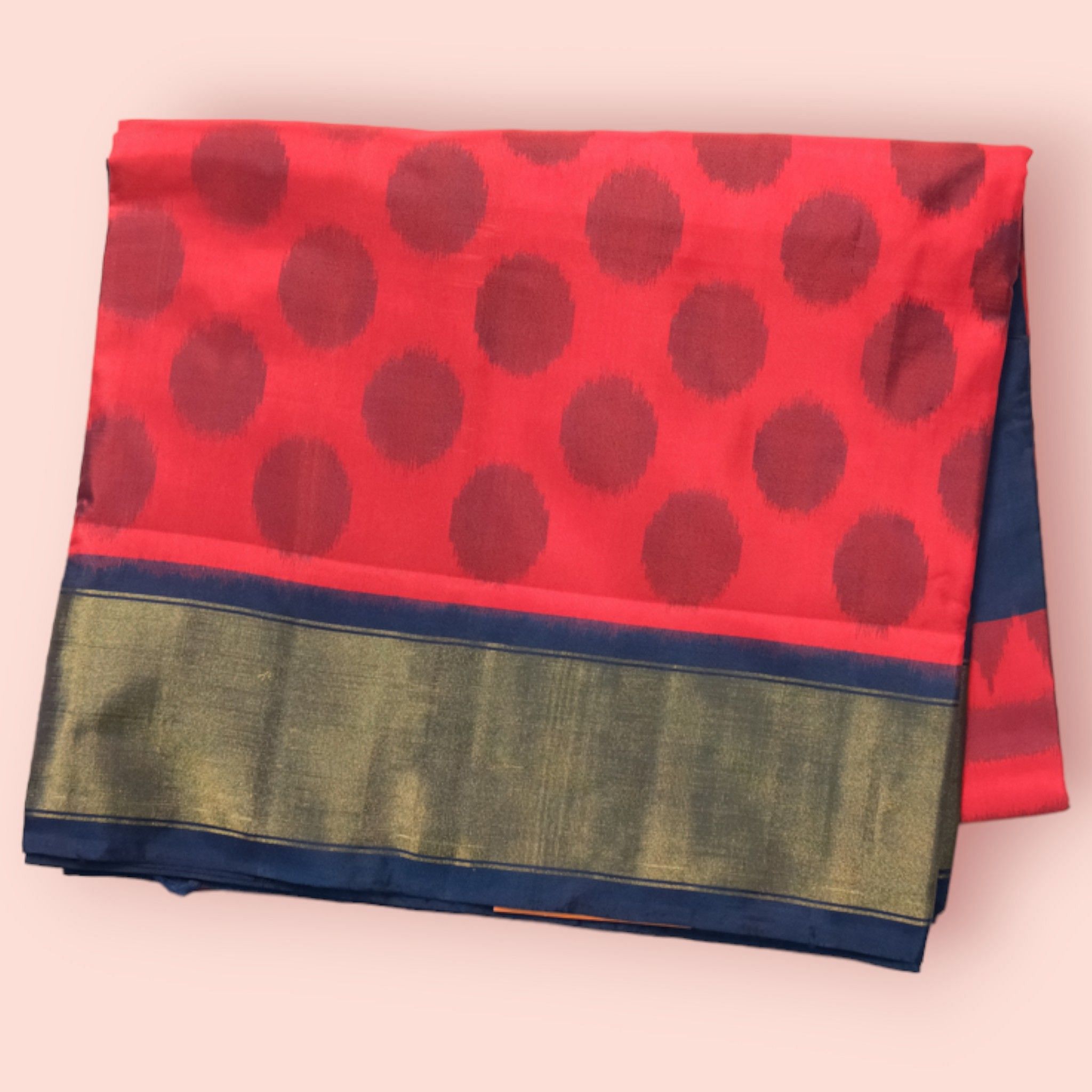 Pochampally Ikat Silk Half Saree, With Blouse Piece, 5.2 M (separate Blouse  Piece) at Rs 5850/piece in Nalgonda