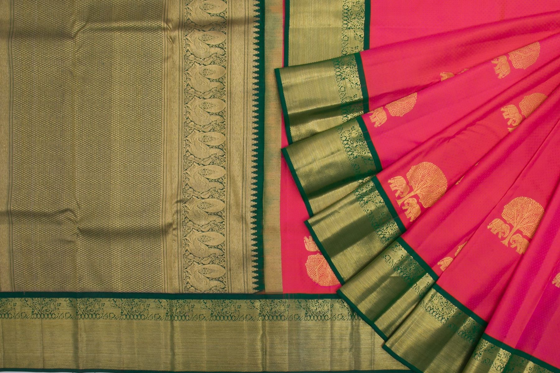 Peacock dual shade malai silk saree with purple blouse – Threads