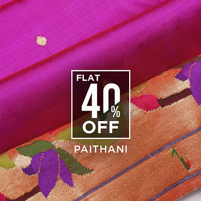 Blue And Pink Woven Banarasi Soft Silk Designer Paithani Saree
